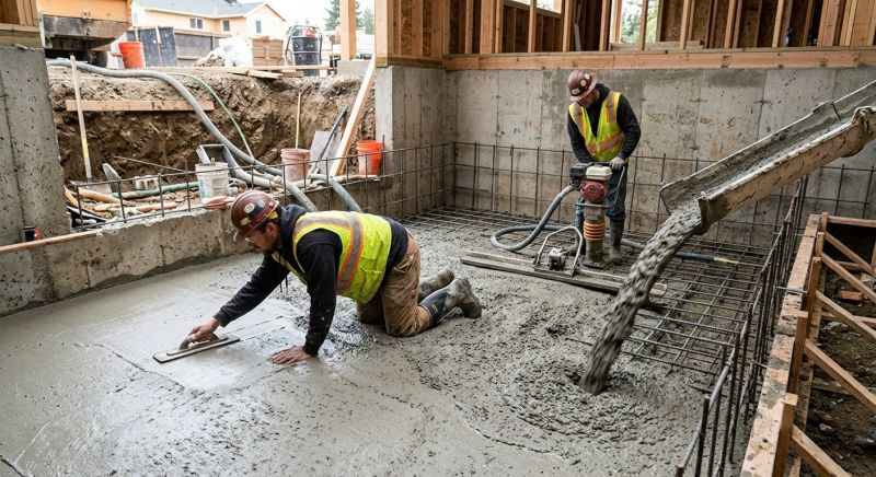 Basement Concrete Installation in Okemos, MI