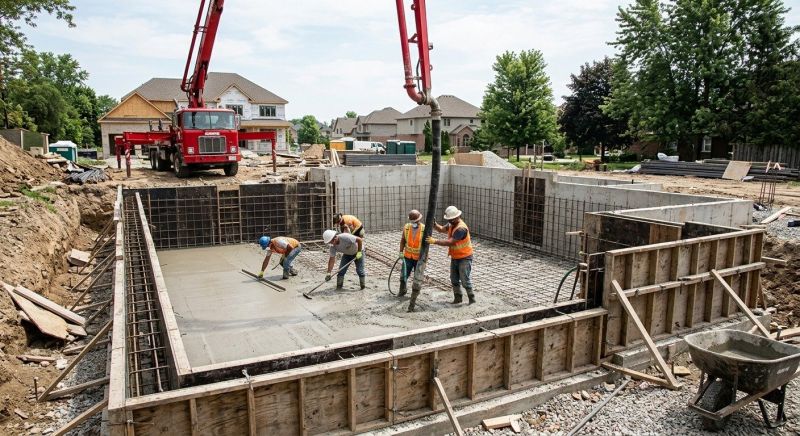 Basement Concrete Pouring in East Lansing, MI