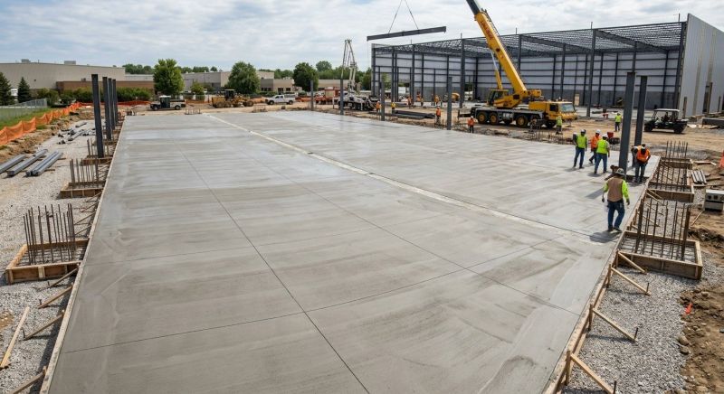 Commercial Slab Construction in Holt, MI