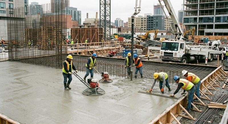 Commercial Slab Installation in Dewitt, MI