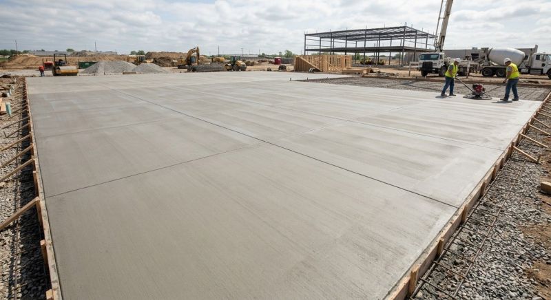 Commercial Slab Installation in Ingham County, MI