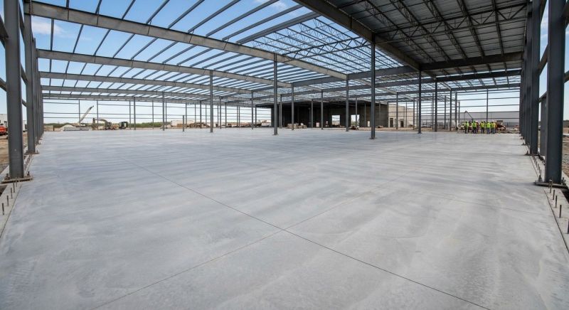 Commercial Slab Installation in East Lansing, MI