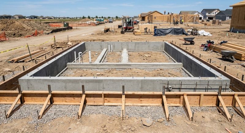 Concrete Foundation Installation in Fowlerville, MI