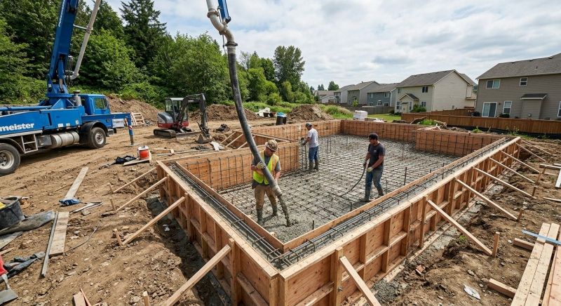 Concrete Foundation Installation in Lansing, MI