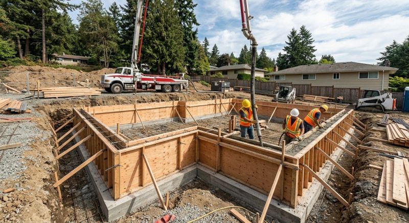 Concrete Foundation Installation in East Lansing, MI