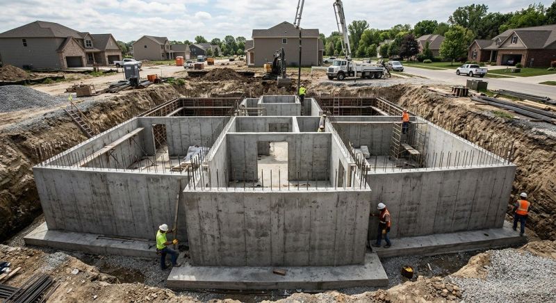 Foundation Construction in Lansing, MI
