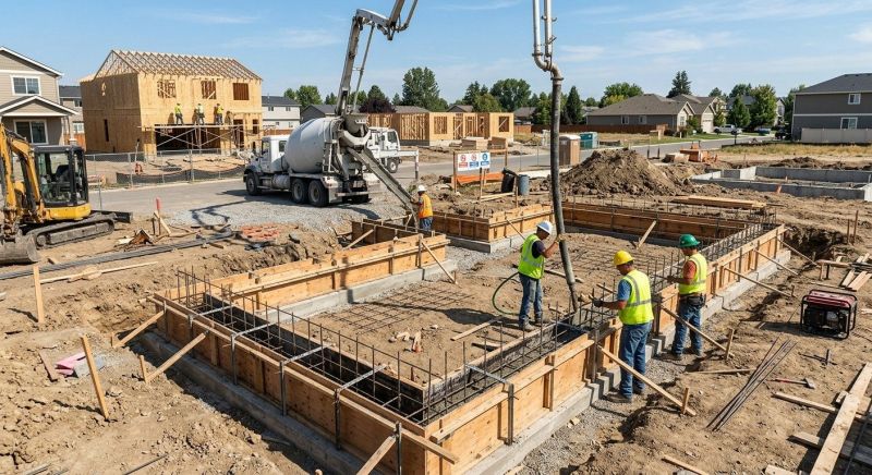 Foundation Construction in Okemos, MI