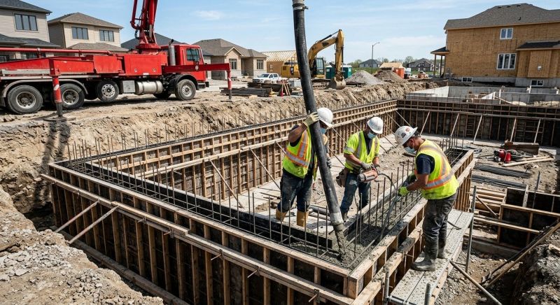Foundation Wall Pouring in Charlotte, MI
