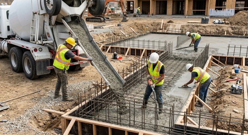 Foundation Wall Pouring in Eaton Rapids, MI