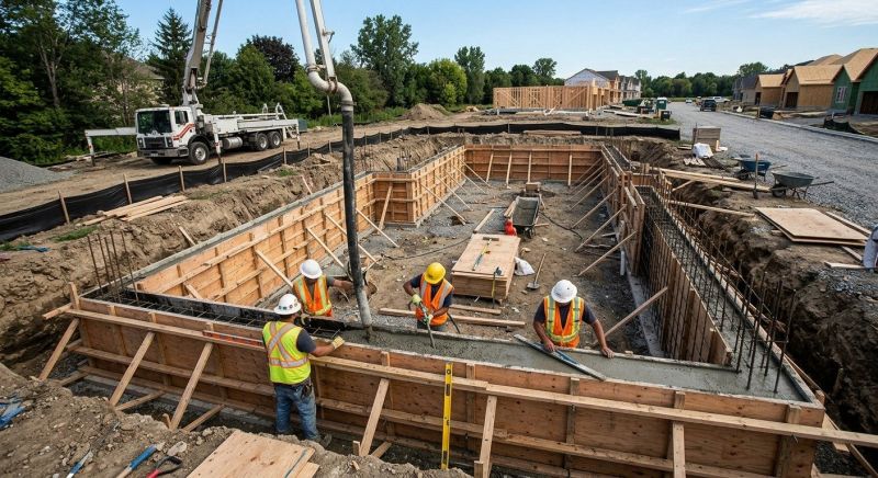 Home Foundation Installation in Holt, MI