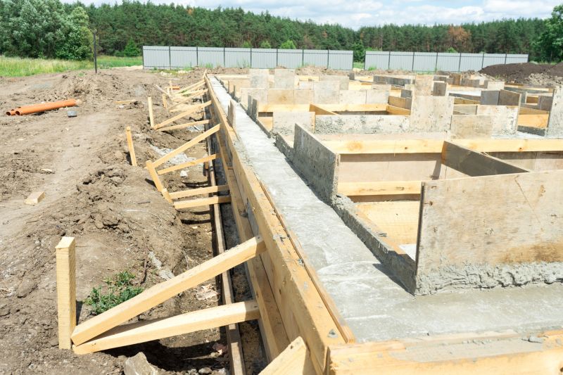 House Footing Construction in East Lansing, MI